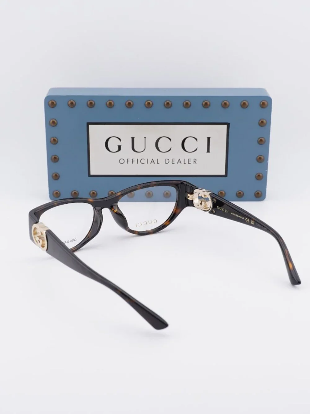 Gucci GG1825O 002 Cat Eye Eyeglasses - Havana 54mm